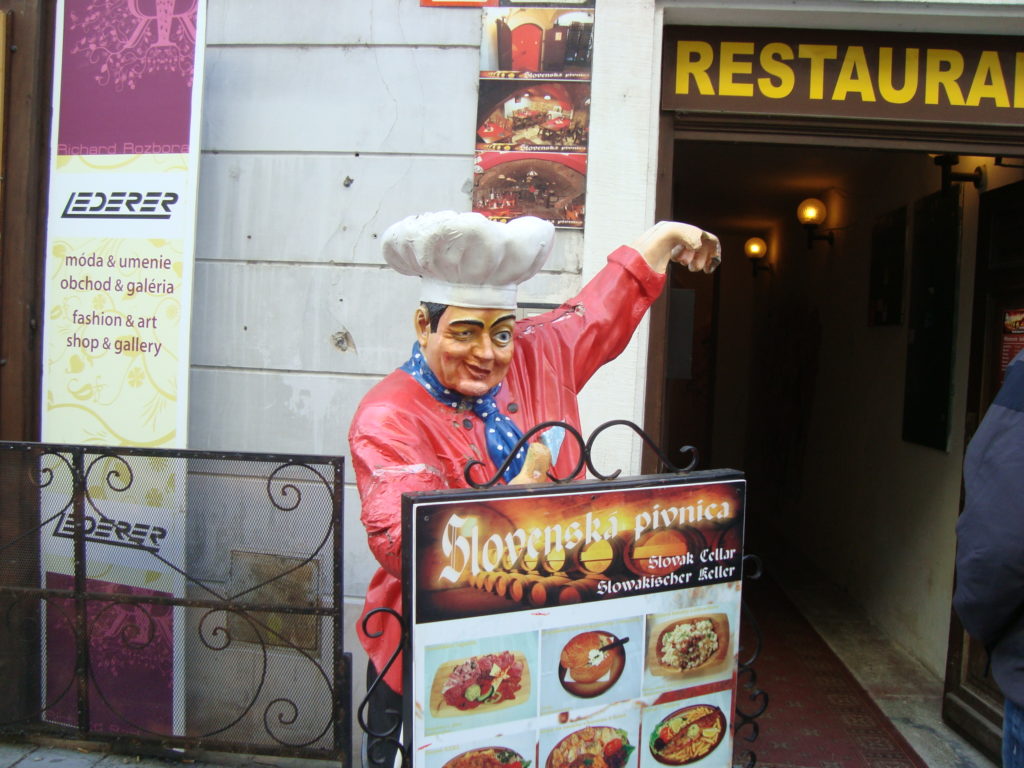 Bratislava restaurant -lunch time