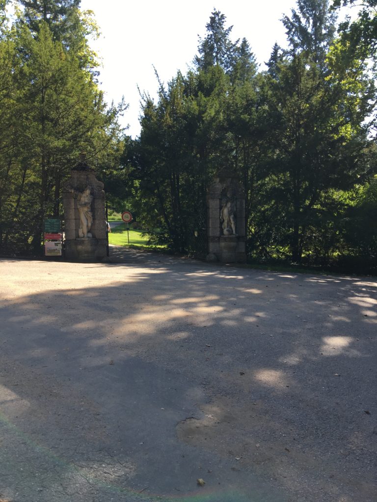 Entrance to gardens